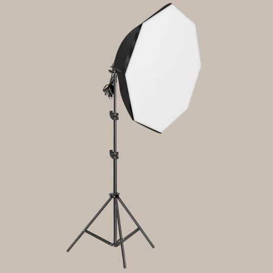 Studio Lighting with Global Plug Adapters