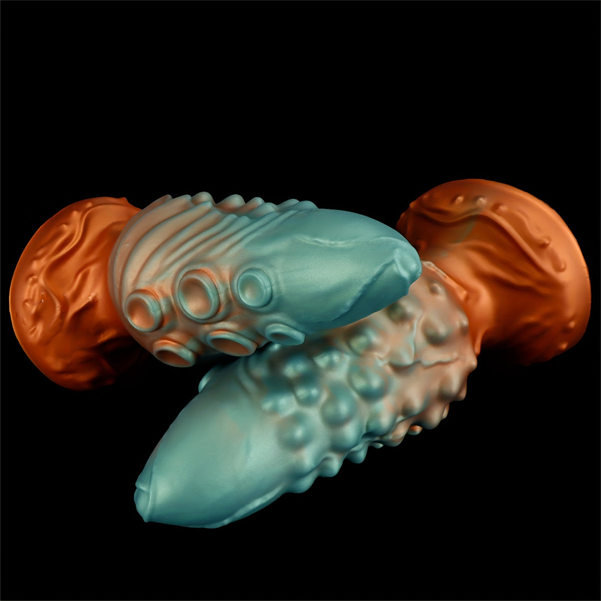Alien Tentacle Butt Plug — Bumped Liquid Silicone