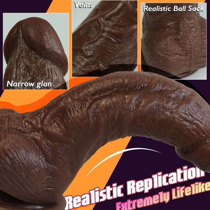Waterproof Thick Chocolate PVC Wand – Non-Latex
