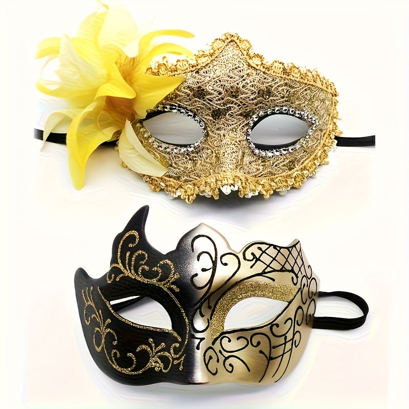 Victorian Side Flower Princess Mask