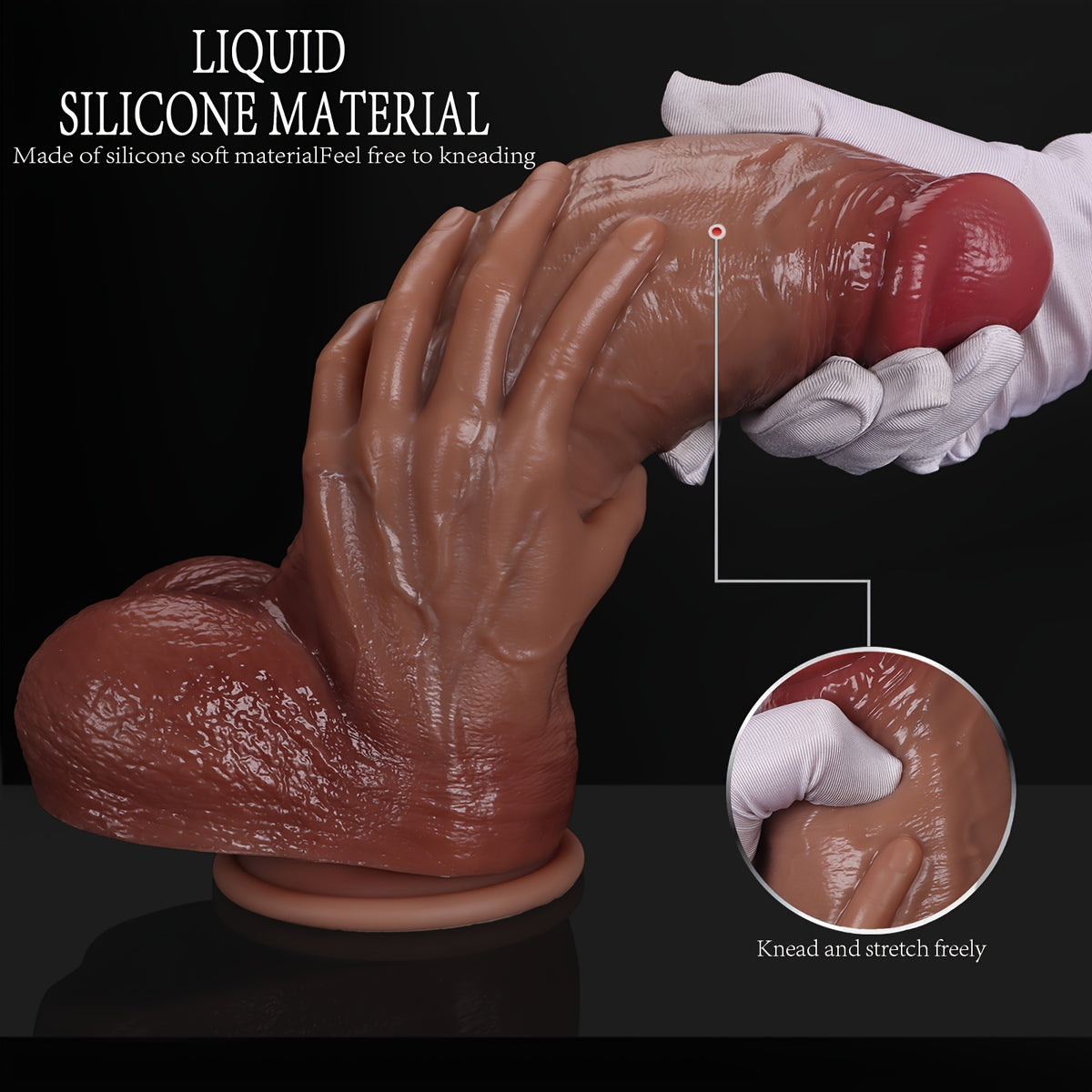 Wireless Remote Thrusting Heating Silicone Wand – S, M & L