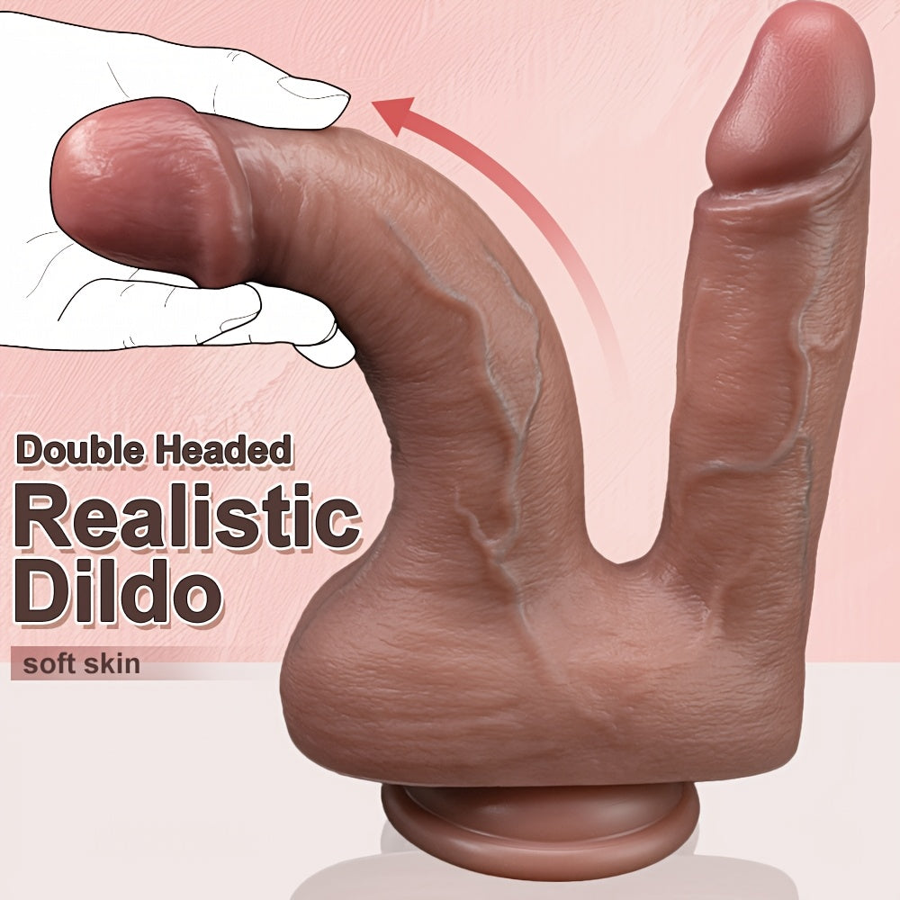 Double-Ended Non-Porous Liquid Silicone Wand