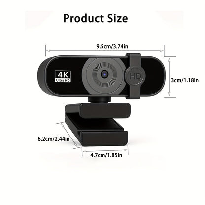 4K High Quality Webcam