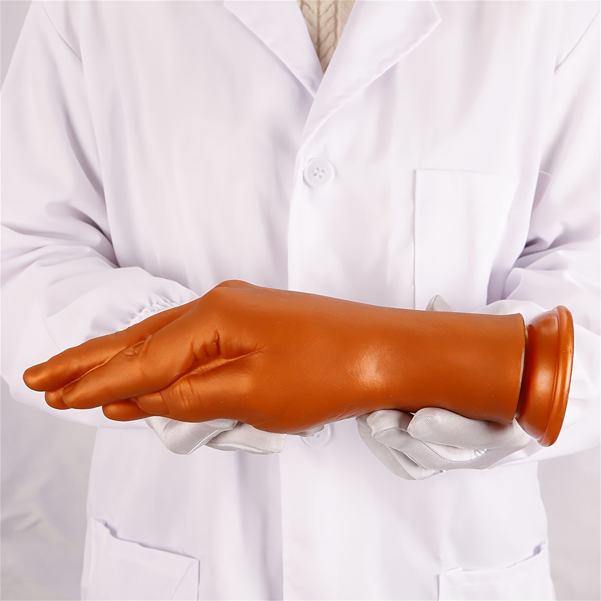Realistic Hand-Shaped Dildo — Soft Liquid Silicone Fisting