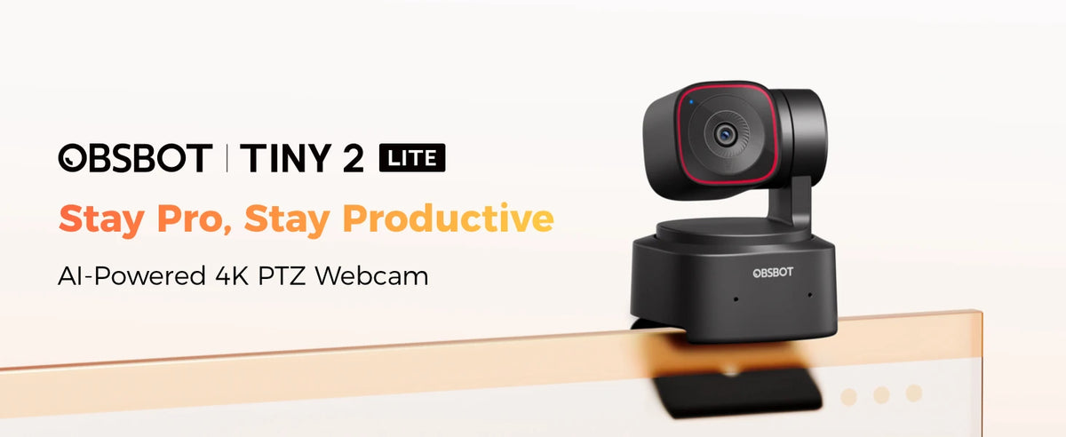 4K AI Tracking Webcam