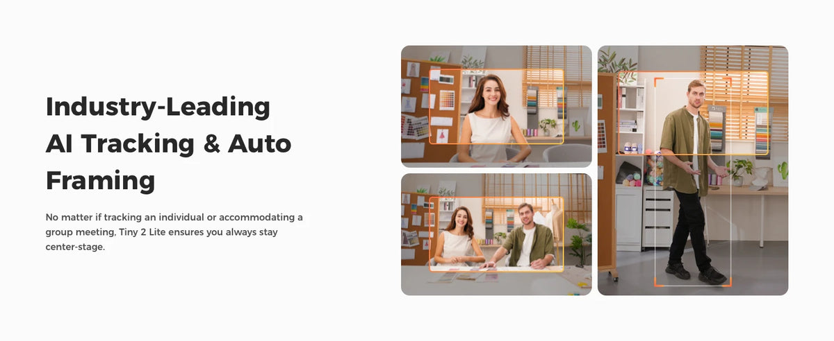 4K AI Tracking Webcam