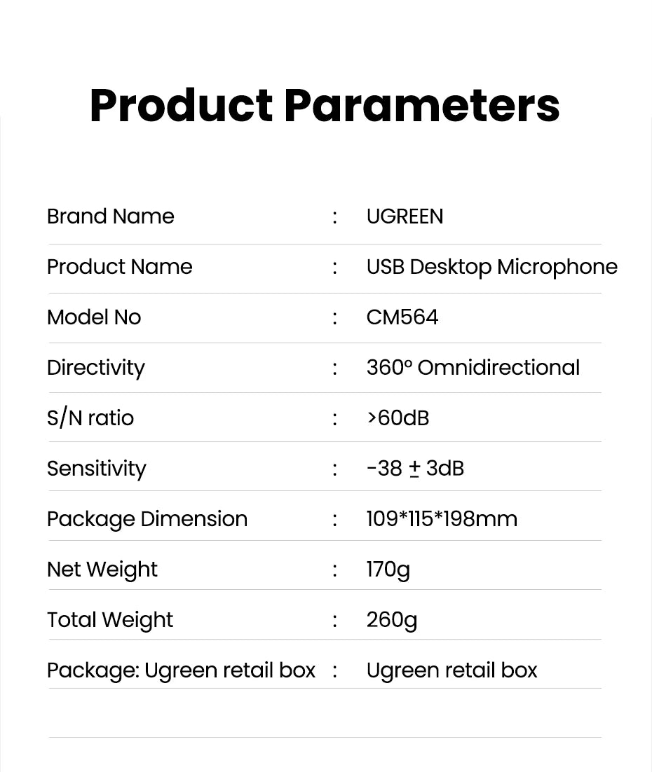 Pro Desktop Mic for Webcam Models