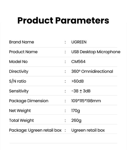 Pro Desktop Mic for Webcam Models