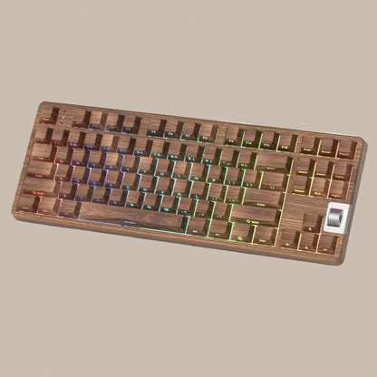 Wood Grain Mechanical Keyboard