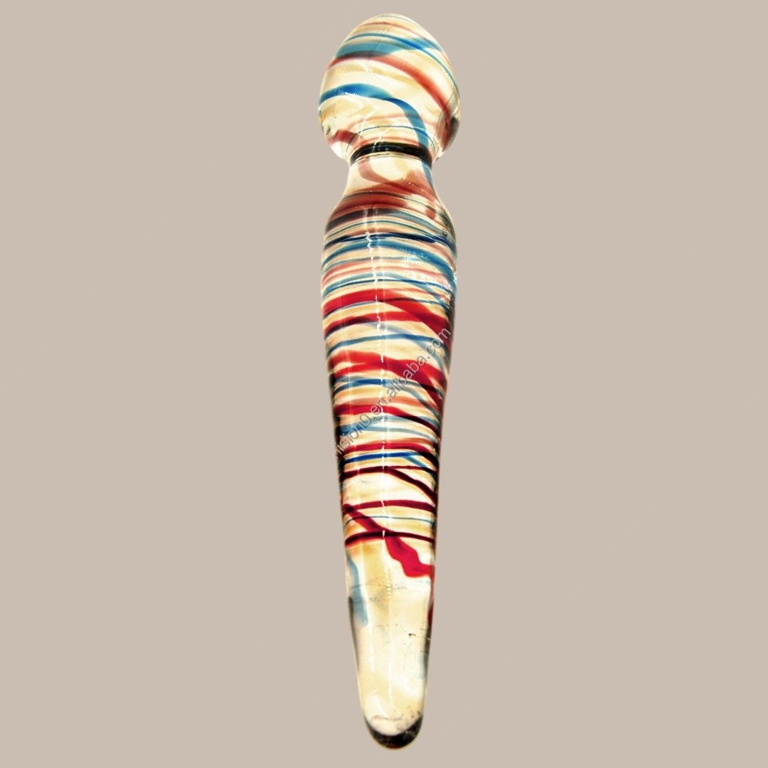 Rainbow Glass Anal Jewel