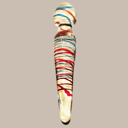 Rainbow Glass Anal Jewel