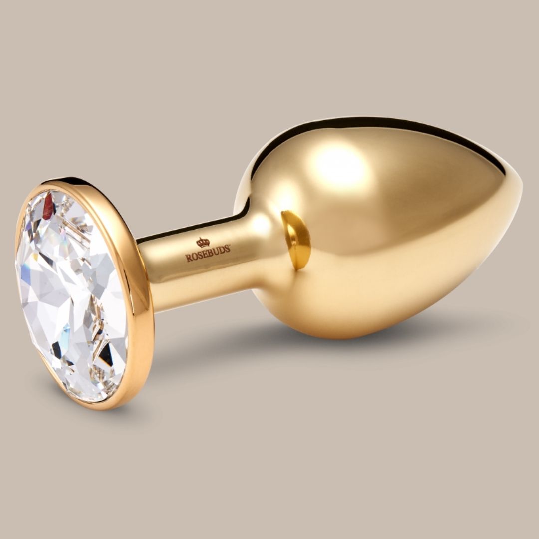 Gold Finish & Crystal