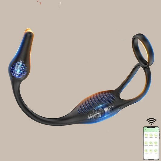 App Control Penis Ring Plug