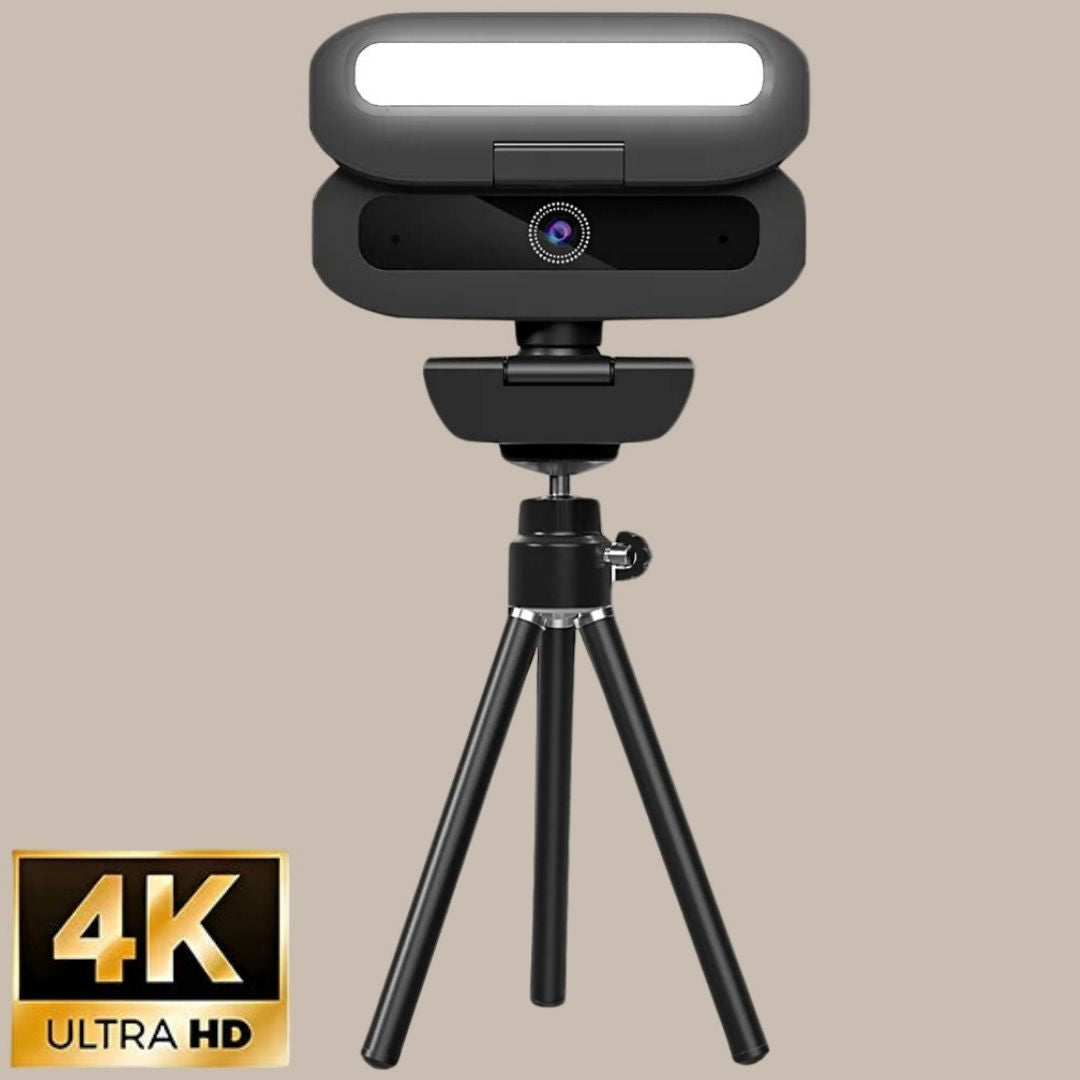 LED Lights Autofocus 4k Webcam