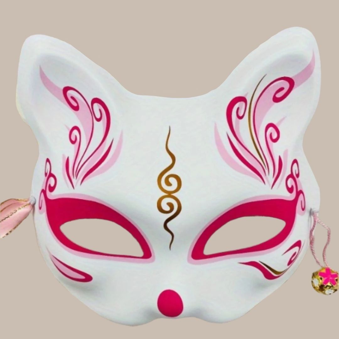 Hand-Painted Antique Fox Masquerade Mask 6-Pack