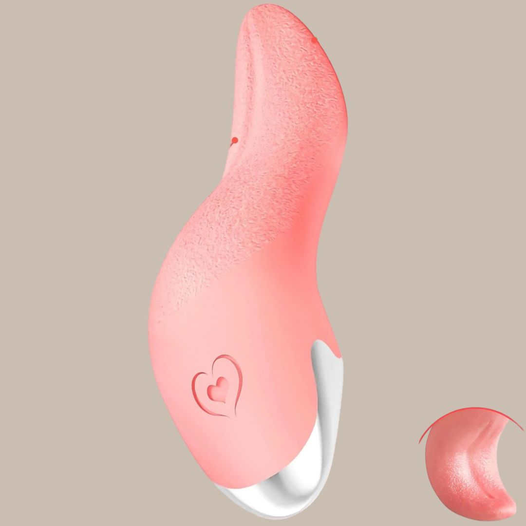Tongue Licking Dildo Vibrator