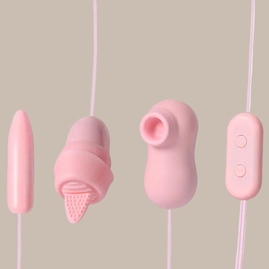 All in One Dual Stimulation Clit Massager Kit