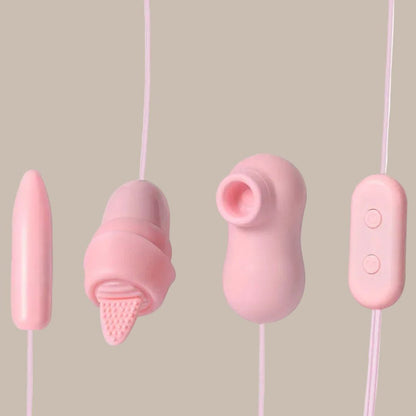 All in One Dual Stimulation Clit Massager Kit