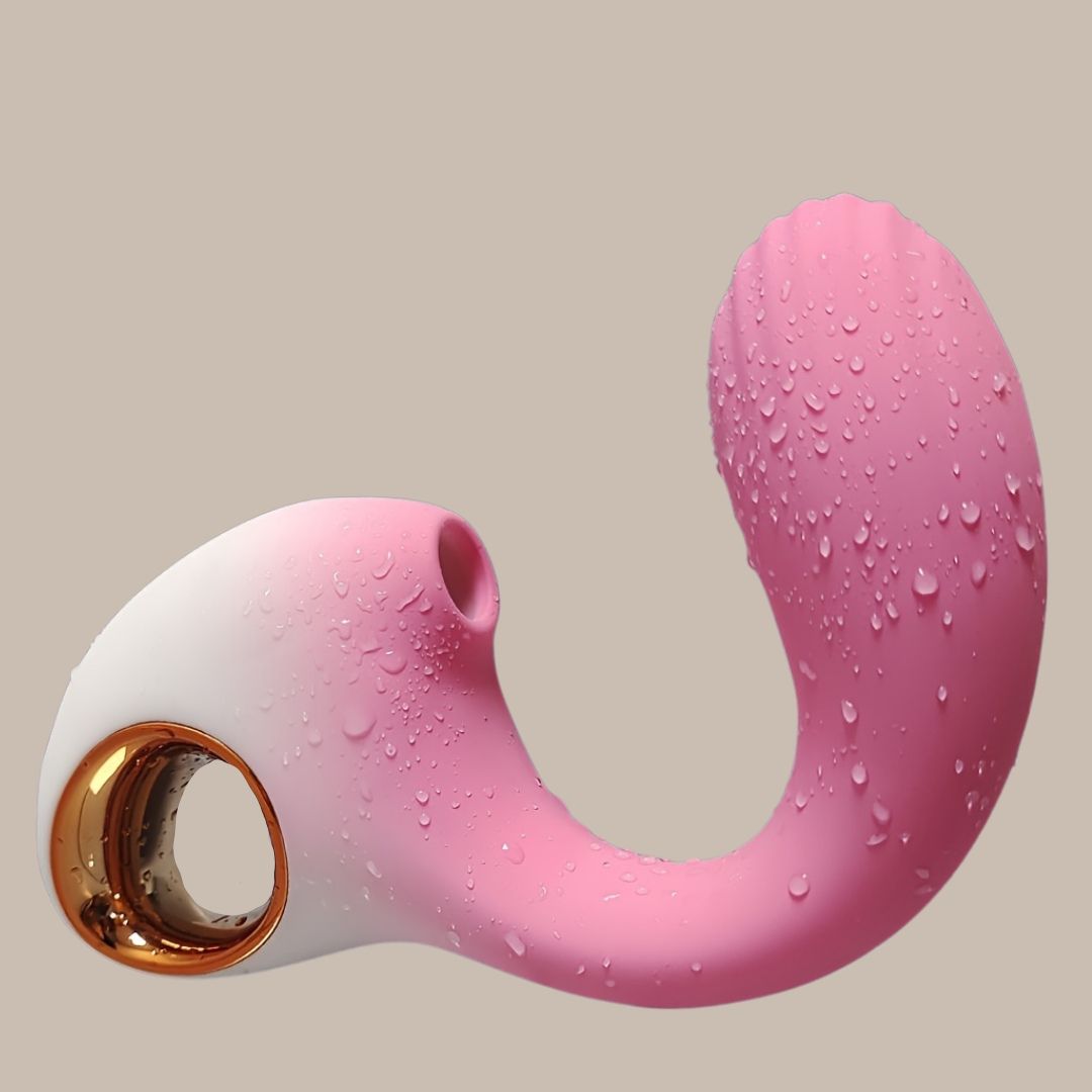 Silicone Clit Suction Vibrator — 10-Speed USB Rechargeable