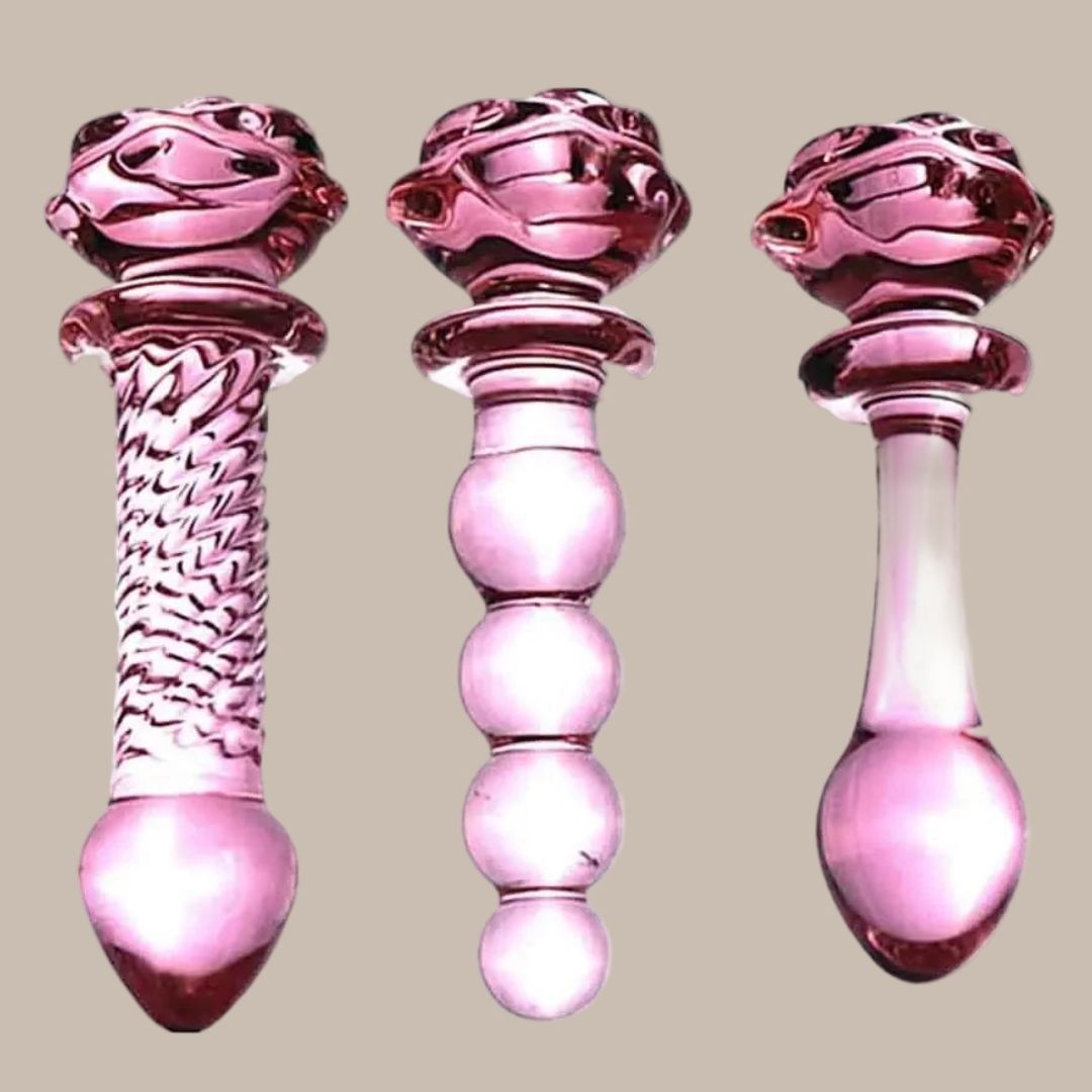 High-Quality Adult Glass Plugs Set