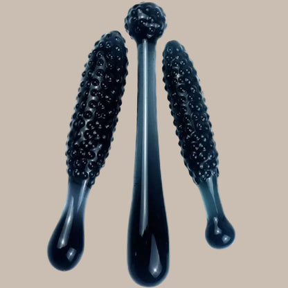 Premium Black Crystal Glass Toys