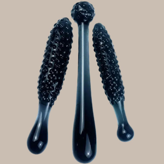 Premium Black Crystal Glass Toys
