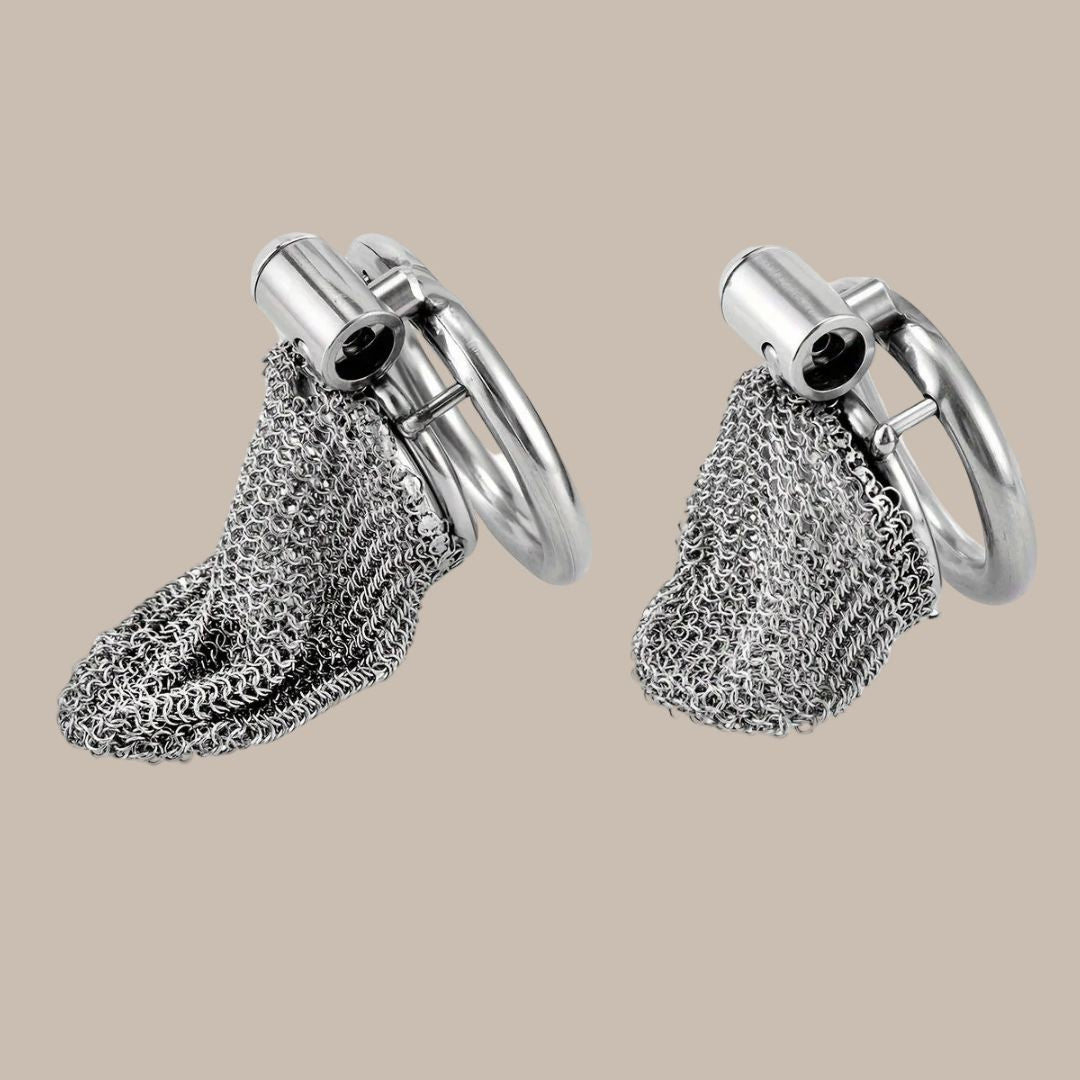 Luxury Mesh Metal Chastity