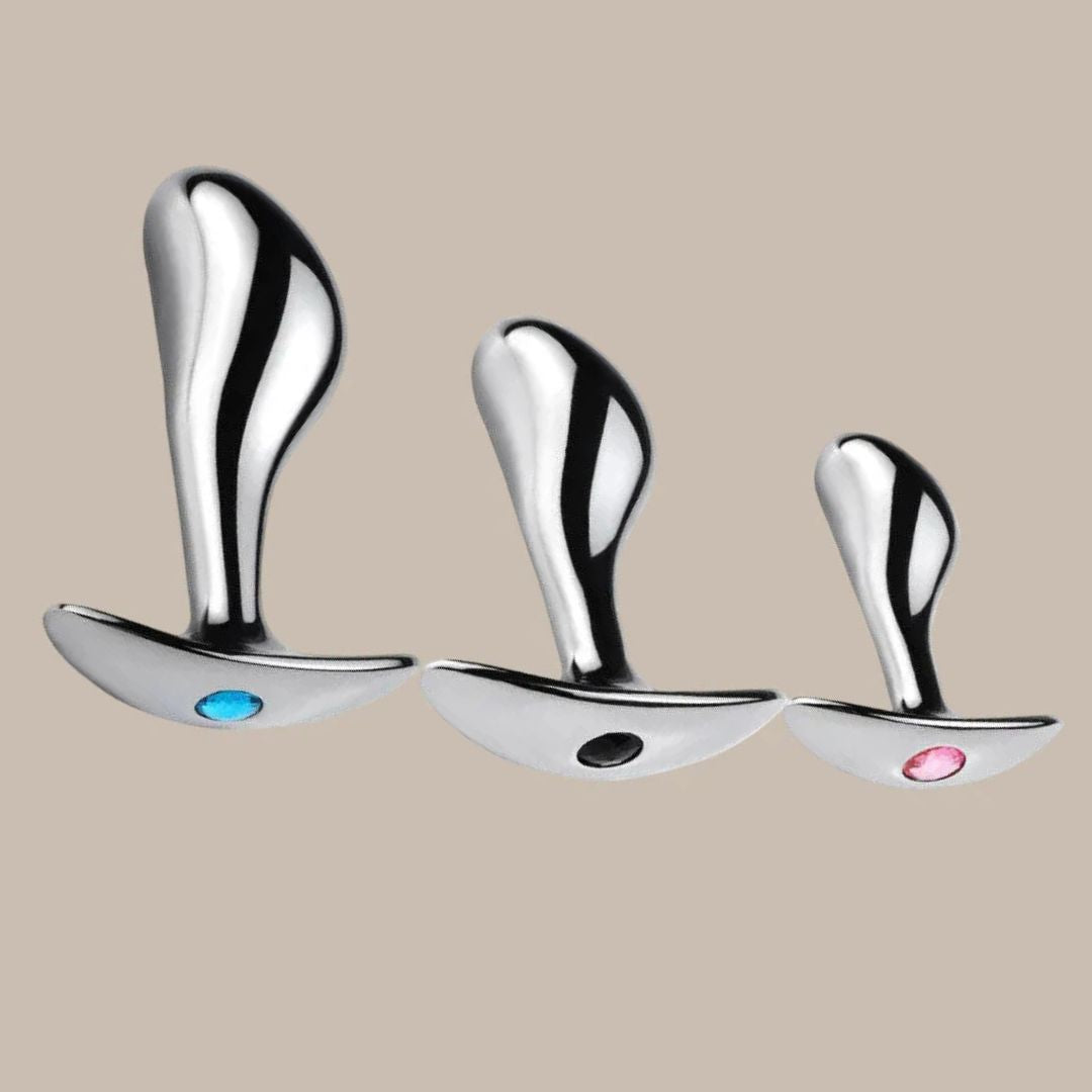 Premium Metal Crystal Plug Set