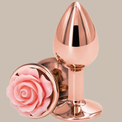 Crystal Heart Metal Plug Massager Set