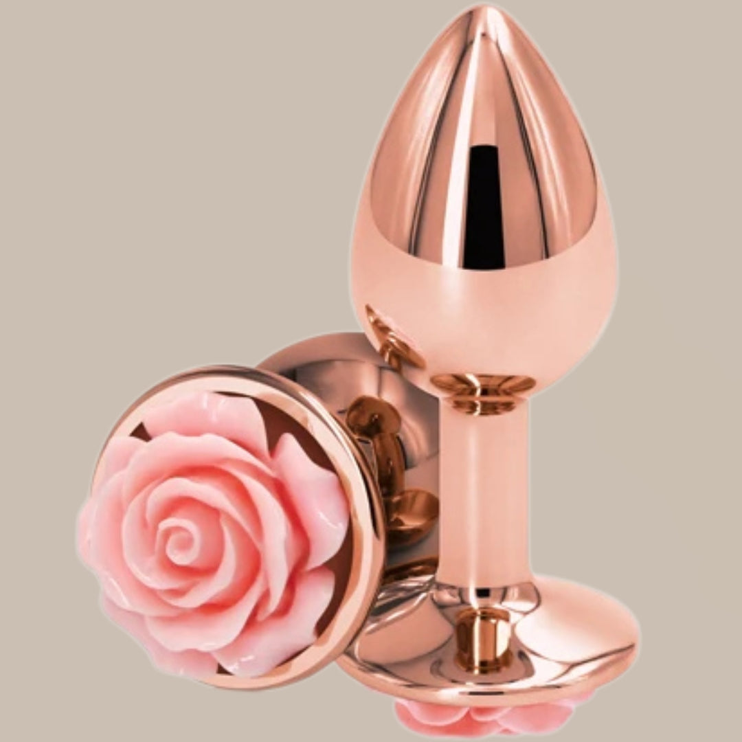 Crystal Plug Rose Gold Wellness Accessory