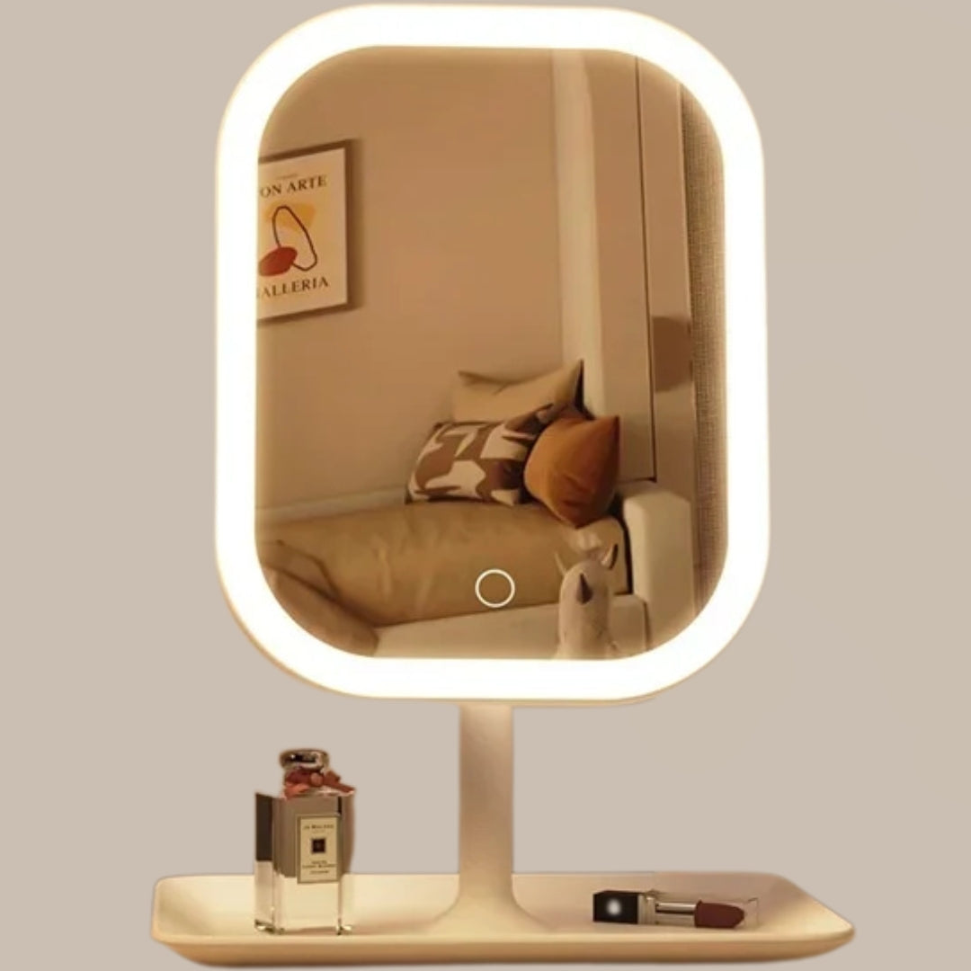 Modern Desktop LED Vanity Mirror