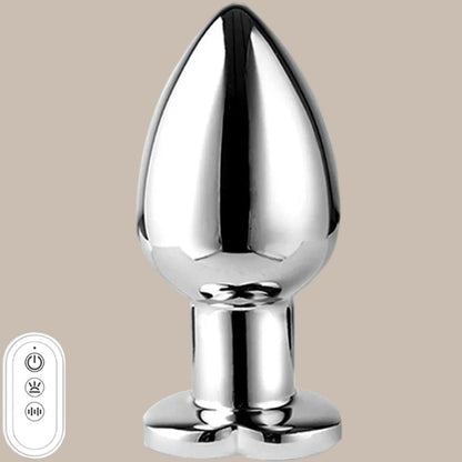 Smart Vibrating Metal LED Plug