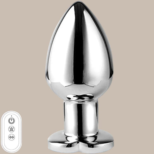 Smart Vibrating Metal LED Plug