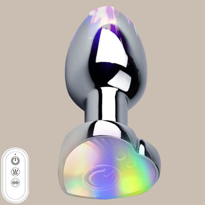 Heart-Shaped Remote App-Control Metal Plug