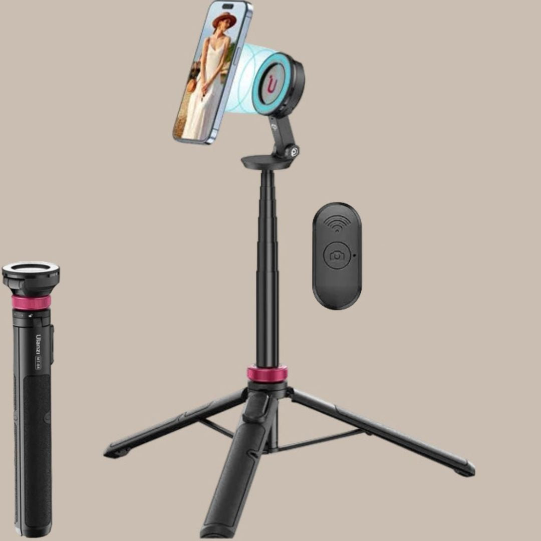 Bluetooth Remote Magnetic Phone Tripod