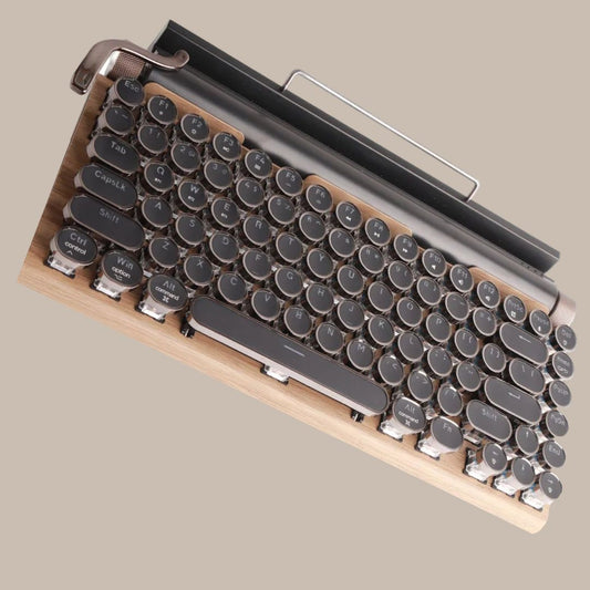 Bluetooth Metal Round Keyboard