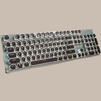 LED Backlit Typewriter Style keyboard