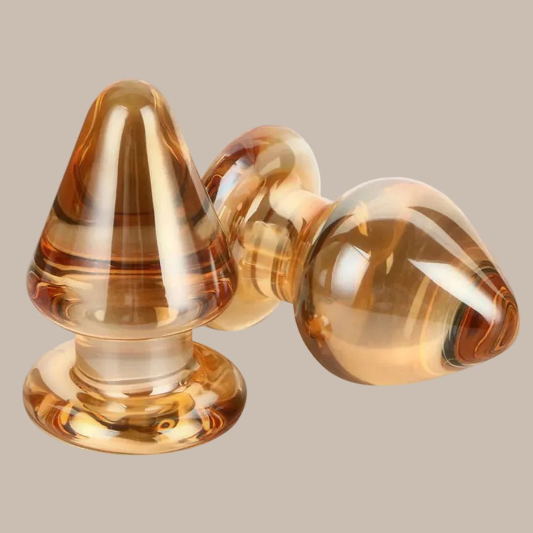 Sleek Glass Plug For Stimulation