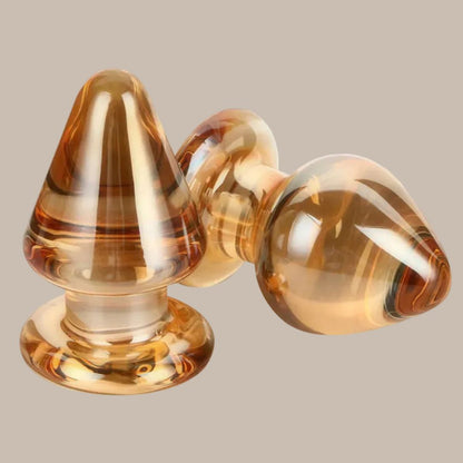Sleek Glass Plug For Stimulation