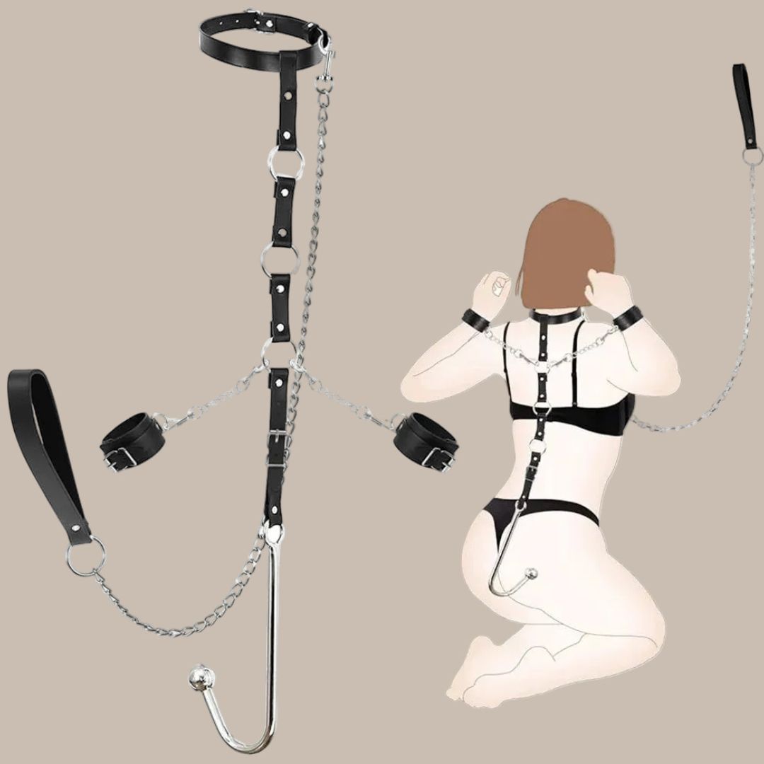 Premium Couples Exploration Kit – Hooks, Cuffs & Collar