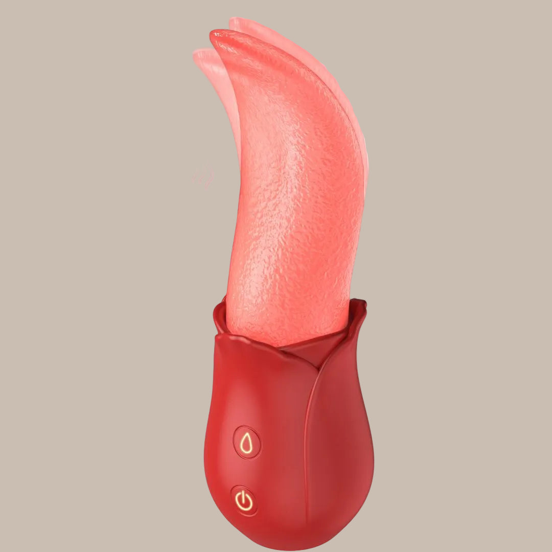 Heating Tongue Licking Clitoral Vibrator