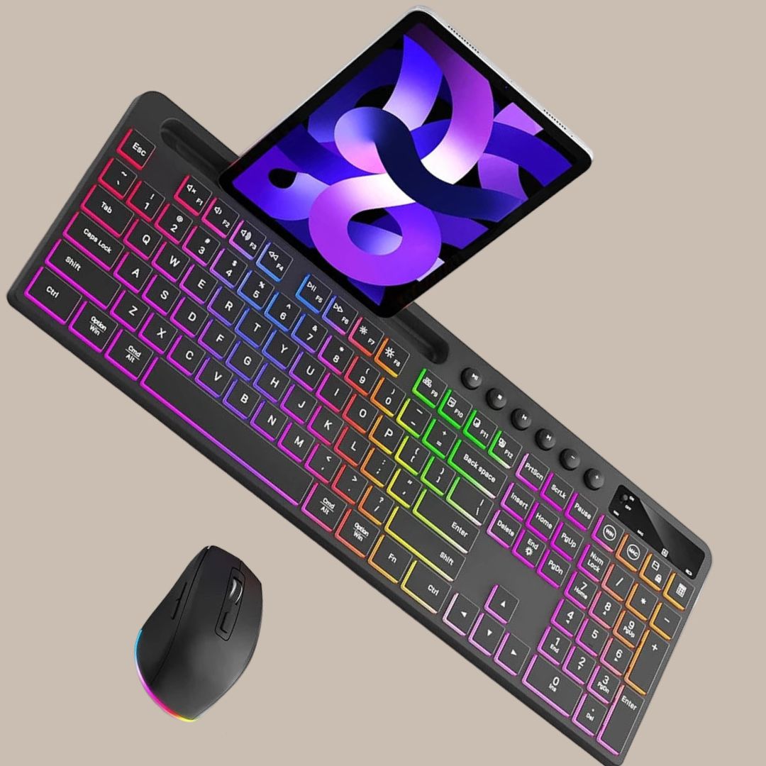 Silent Wireless Keyboard And Mouse