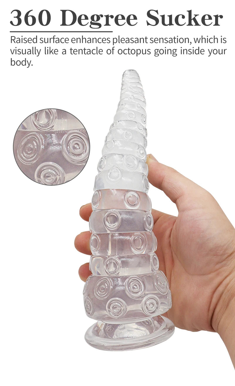 Anal Sex Toys/Plug/Dilator Octopus Dildo Sucker Butt Plug Bunny Tail Adult Goods For Men Women Prostate Massager Buttplug