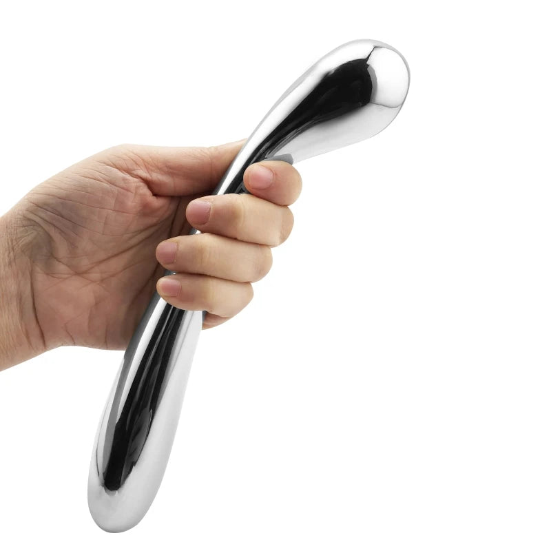 Stainless Steel Dual-End Wand Massager