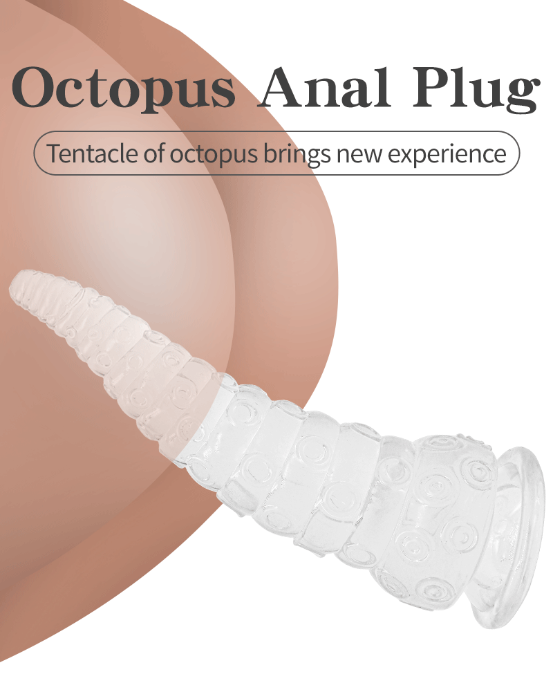 Anal Sex Toys/Plug/Dilator Octopus Dildo Sucker Butt Plug Bunny Tail Adult Goods For Men Women Prostate Massager Buttplug