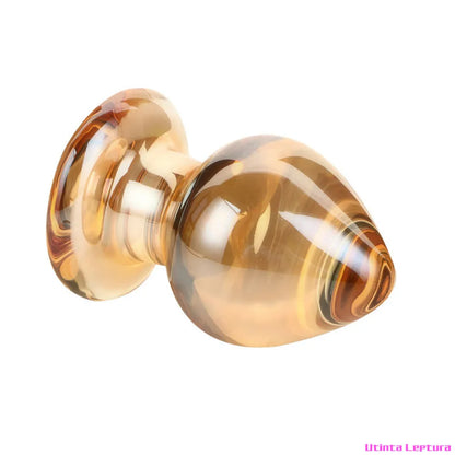Sleek Glass Plug For Stimulation