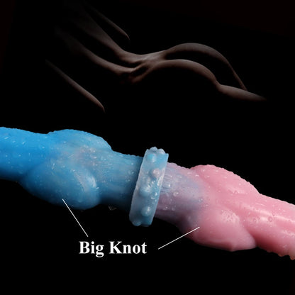 40cm Dual Horse Dog Knot Double Dildo — 3 Colours