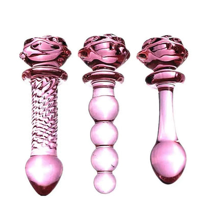 High-Quality Adult Glass Plugs Set
