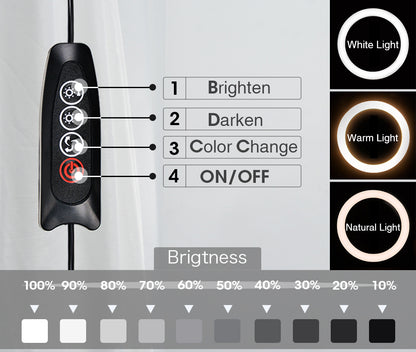 Web Streaming LED Light with Tripod
