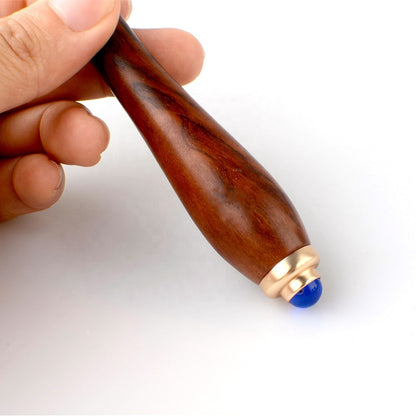 Luxury Gold-Plated Wooden Handle